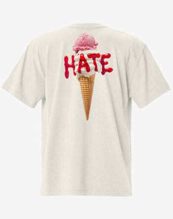 T-Shirt, Shirt, Sweatshirt, Eis, Ice, Ice Cream, Eiscreme, Eis essen, Sommer, Streusel, acid washed, used Look, oversized, acid wash